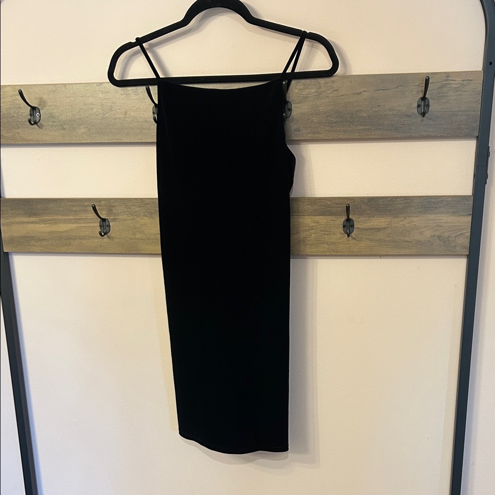Black Velvet Roberta Mini Dress